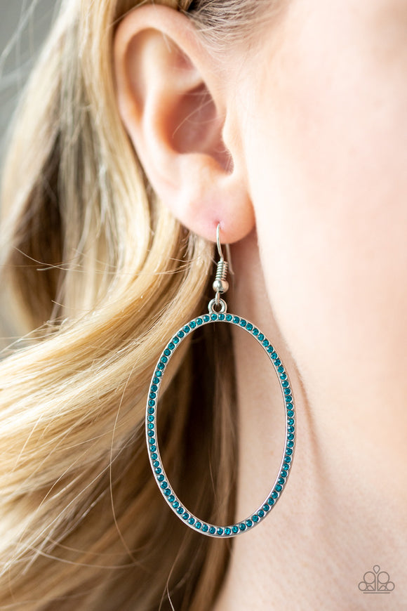 Paparazzi - Dazzle On Demand - Blue Earrings