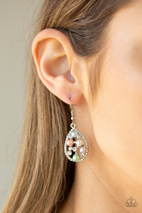 Paparazzi - Fabulously Wealthy - Multicolored Earrings