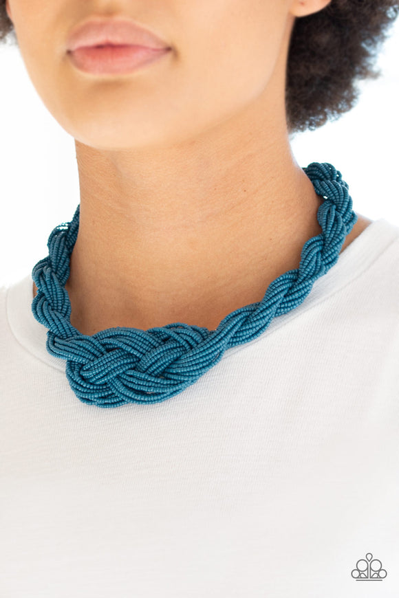 Paparazzi - A Standing Ovation - Blue Necklace