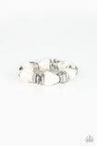 Paparazzi - Stone Age Stunner - White Bracelet