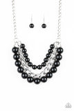 Paparazzi - Empire State Empress - Black Necklace