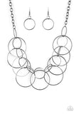 Paparazzi Accessories - Circa de Couture - Black Necklace - Travona's Dazzling Jewels