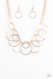 Paparazzi - Circa de Couture - Gold Necklace