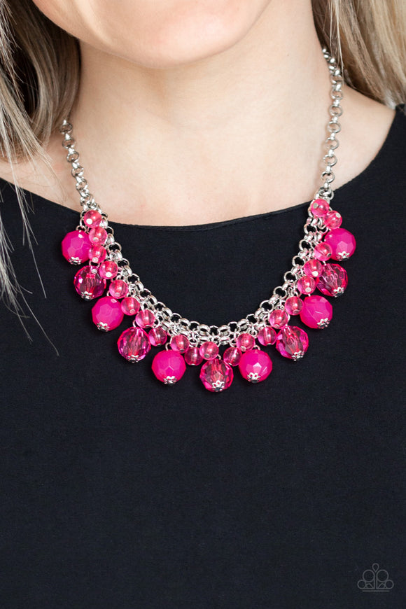 Paparazzi - Fiesta Fabulous - Pink Necklace
