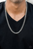 Paparazzi - The Game CHAIN-ger - Silver Necklace