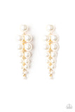 Paparazzi Accessories - Totally Tribeca - Gold - Earrings - Travona's Dazzling Jewels