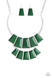 Paparazzi - Lions, TIGRESS, and Bears - Green Necklace