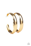 Paparazzi - Hoop Wild - Gold Hoop Earrings