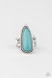 Paparazzi - Pioneer Plains - Blue/Turquoise Ring