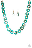 Paparazzi - Fashionista Fever - Blue Necklace