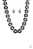 Paparazzi - Fashionista Fever - Black Necklace