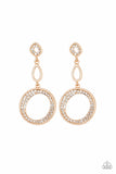 Paparazzi - On The Glamour Scene - Gold Earrings