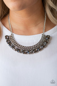 Paparazzi - Killer Knockout - Silver Necklace