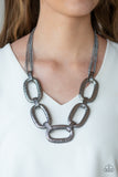 Paparazzi - Take Charge - Black Necklace