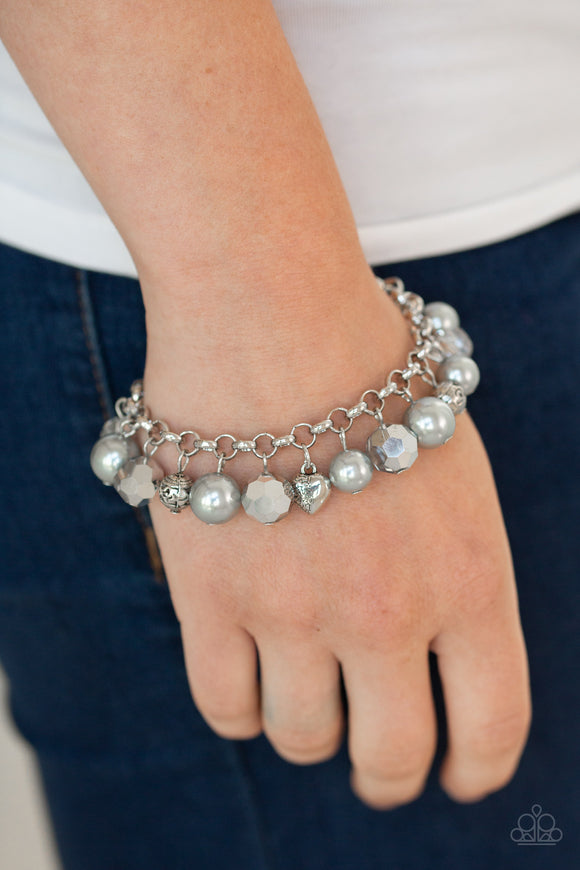 Paparazzi - Cupid Couture -  Silver Bracelet