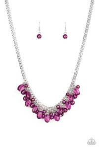 Paparazzi - 5th Avenue Flirtation - Purple Necklace