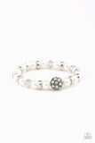 Paparazzi - Twinkling Timelessness - White Bracelet