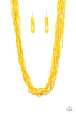 Paparazzi - Congo Colada - Yellow Necklace