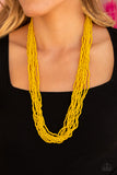 Paparazzi - Congo Colada - Yellow Necklace