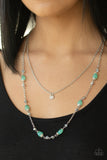 Paparazzi - Irresistibly Iridescent - Green Necklace