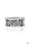 Paparazzi - Better Together - Silver Heart Ring
