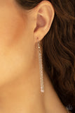 Paparazzi - Heartbeat Bling - White Heart Necklace