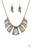 Paparazzi - Vintage Vineyard - Copper Necklace