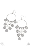 Paparazzi - All CHIME High - Silver Earrings