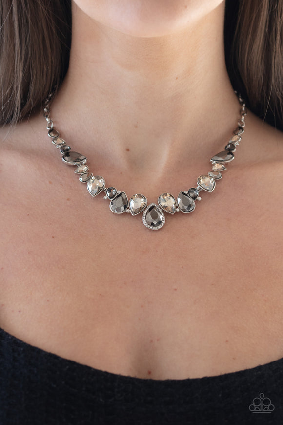 Paparazzi - I Want It All - Silver Necklace