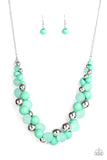 Paparazzi - Bubbly Brilliance - Green Necklace