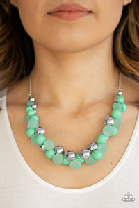 Paparazzi - Bubbly Brilliance - Green Necklace