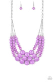 Paparazzi - Flirtatiously Fruity - Purple Necklace