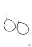 Paparazzi - Galaxy Gardens - Silver Earrings