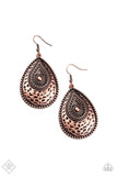 Paparazzi - Rural Muse - Copper Earrings