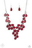 Paparazzi - Eden Deity - Red Necklace