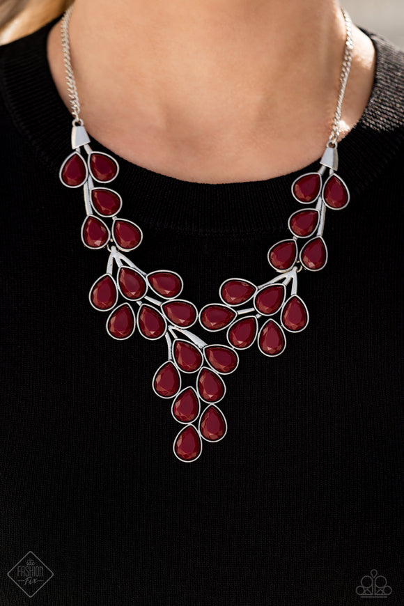 Paparazzi - Eden Deity - Red Necklace