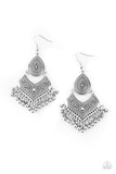 Paparazzi - Music To My Ears - Silver Earrings