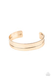 Paparazzi - Urban Uproar - Gold Cuff Bracelet