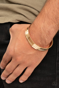 Paparazzi - Urban Uproar - Gold Cuff Bracelet