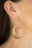 Paparazzi - Urban-Spun - Gold Earrings