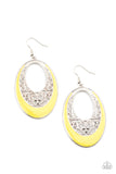 Paparazzi - Orchard Bliss - Yellow Earrings