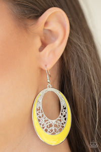 Paparazzi - Orchard Bliss - Yellow Earrings