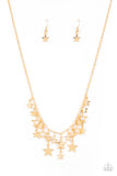 Paparazzi - Stellar Stardom - Gold Star Necklace