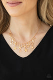 Paparazzi - Stellar Stardom - Gold Star Necklace