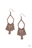 Paparazzi - Museum Find - Copper Earrings