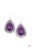 Paparazzi - Western Fantasy - Purple Earrings