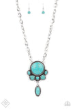 Paparazzi - Geographically Gorgeous - Blue Necklace