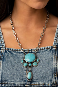 Paparazzi - Geographically Gorgeous - Blue Necklace