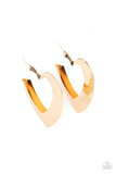 Paparazzi - Heart-Racing Radiance - Gold Earrings