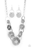 Paparazzi - Industrial Envy - Silver Necklace